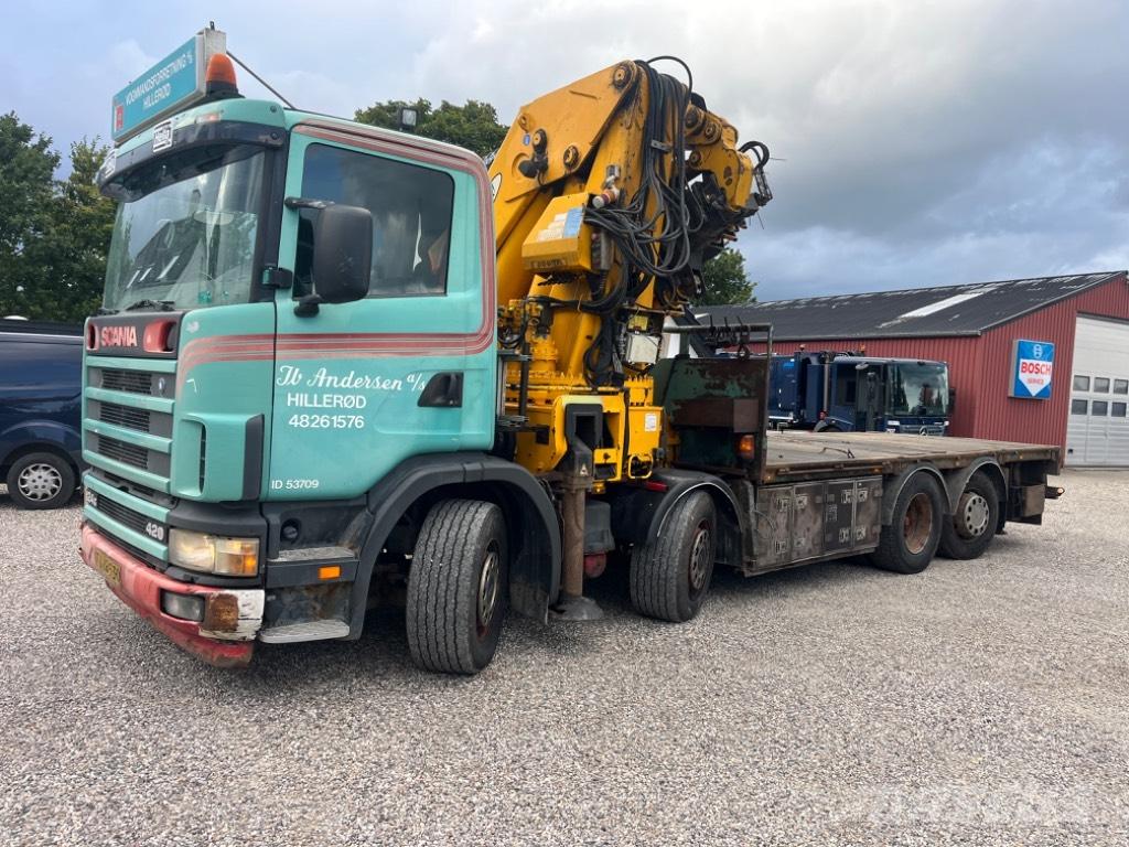 Scania 124 G 420 Crane trucks