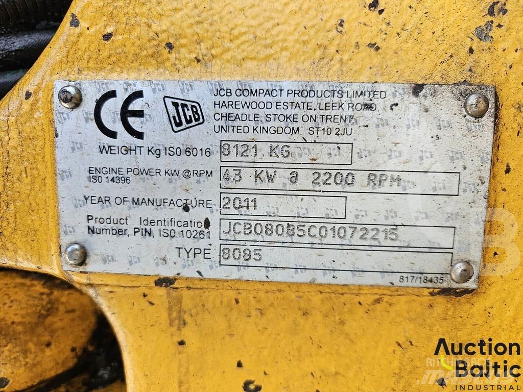 JCB 8085 Midi excavators  7t - 12t