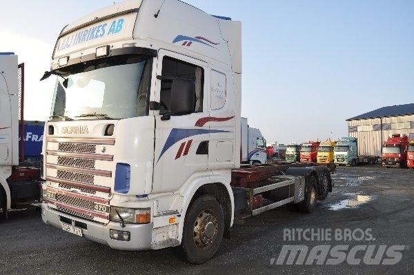 Scania 124 6X2 470 Container Frame trucks