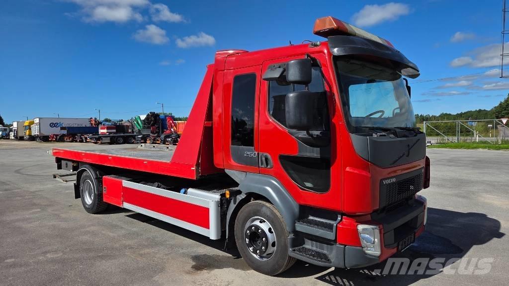 Volvo FL 250 4X2 Beavertail Flatbed / winch trucks