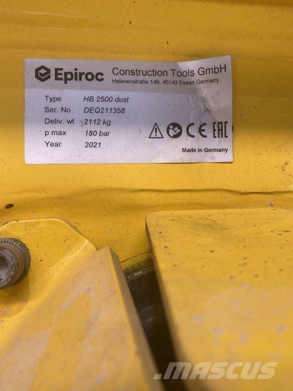 Epiroc HB2500 Hammers / Breakers
