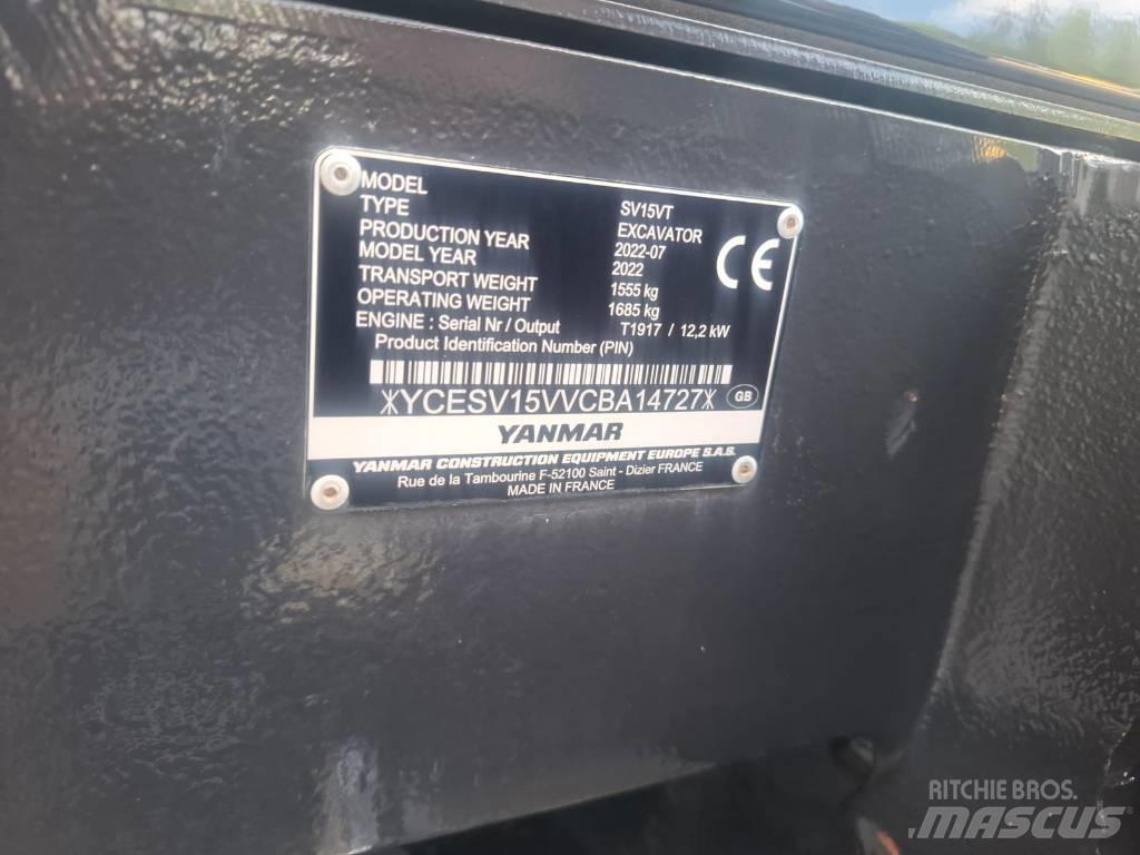 Yanmar SV 15 VT Mini excavators < 7t (Mini diggers)