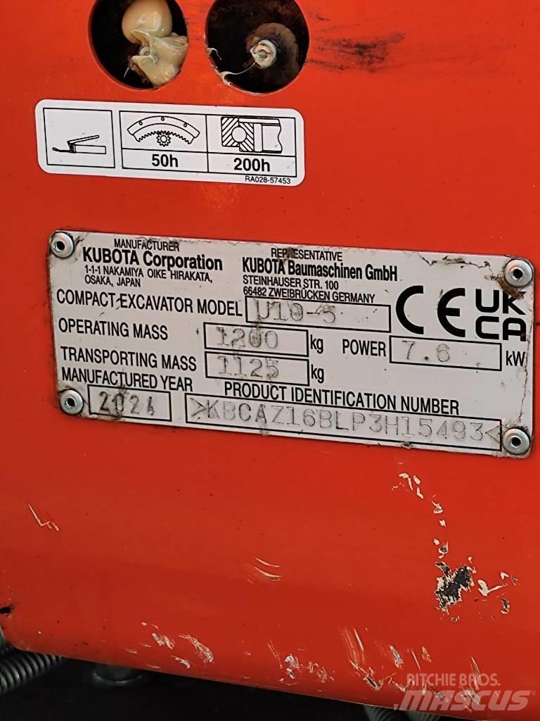 Kubota U 10 Mini excavators < 7t (Mini diggers)