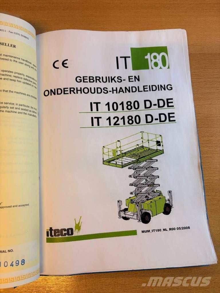 Iteco IT 12180 DE Scissor lifts