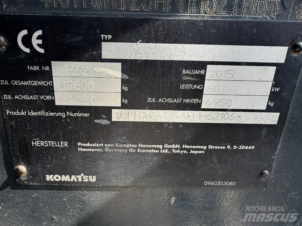 Komatsu WA100M-7 Wheel loaders