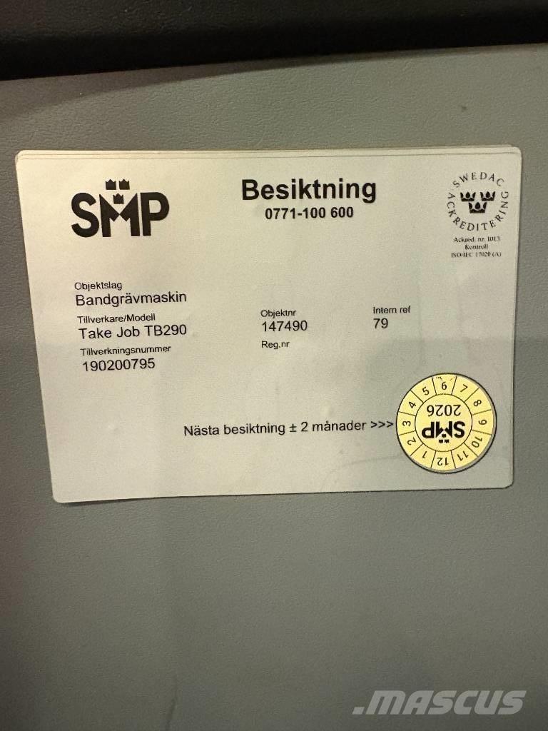 Takeuchi TB290 Midi excavators  7t - 12t