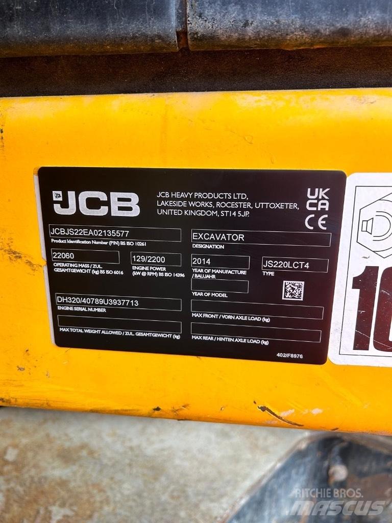 JCB JS 220 LC Crawler excavators