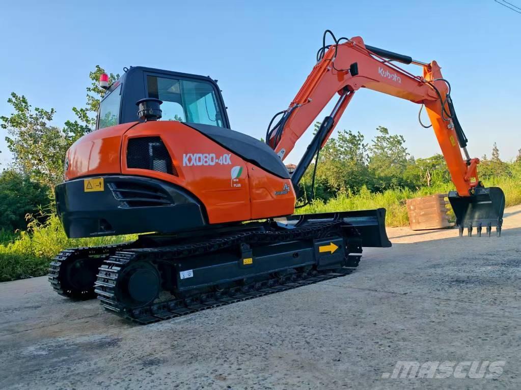 Kubota KX 080-4 Crawler excavators