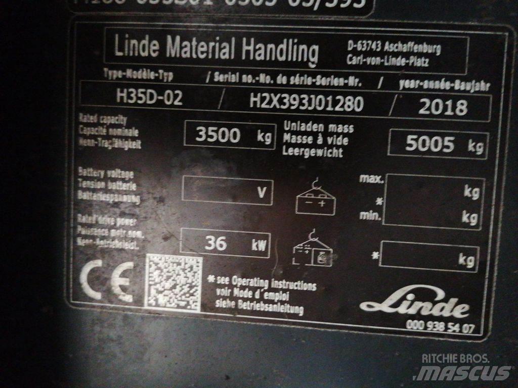 Linde H35D-02 Diesel trucks
