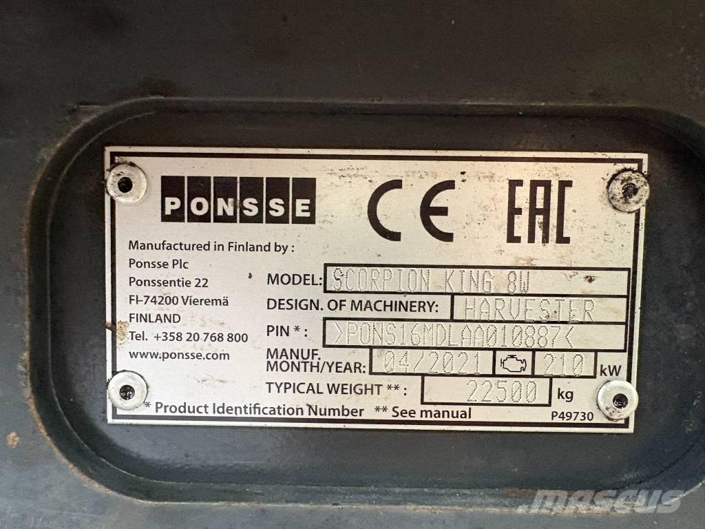 Ponsse Scorpion King Harvesters