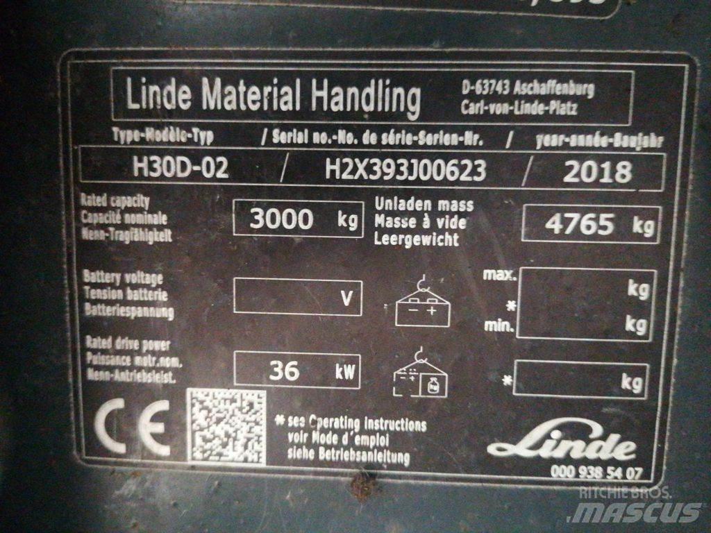 Linde H30D-02 Diesel trucks