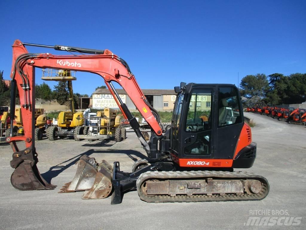 Kubota KX 080-4 Midi excavators  7t - 12t