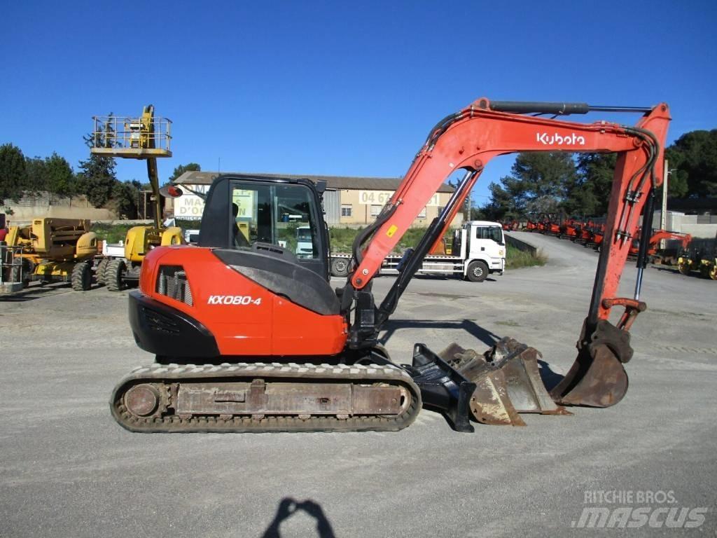 Kubota KX 080-4 Midi excavators  7t - 12t