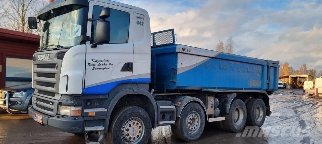 Scania R 480 8x4 Skip loader trucks