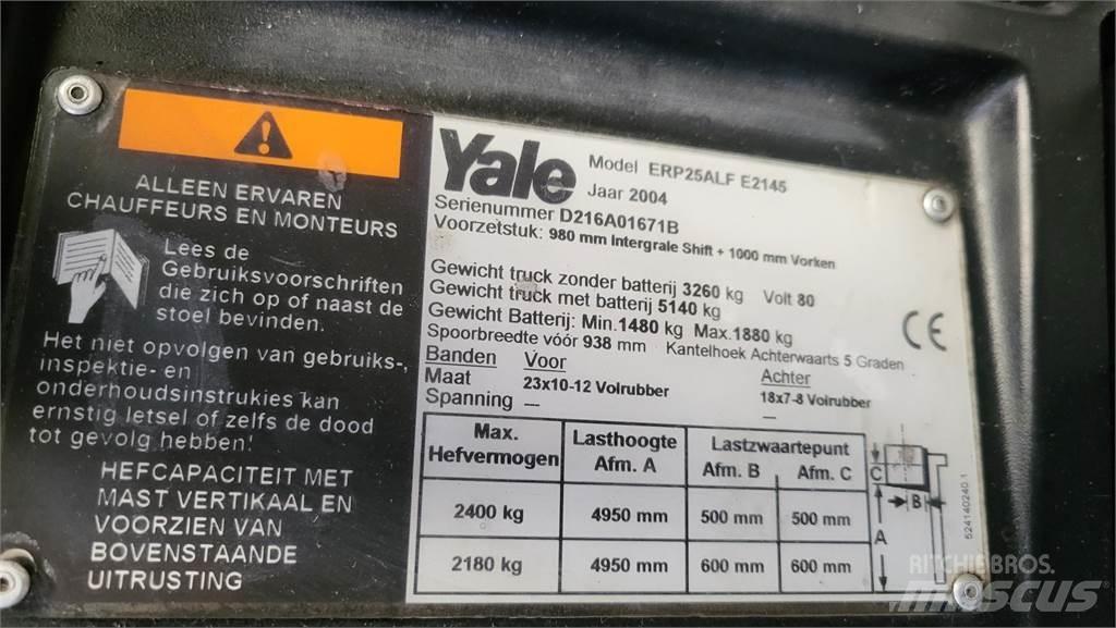 Yale ERP25ALF Electric forklift trucks