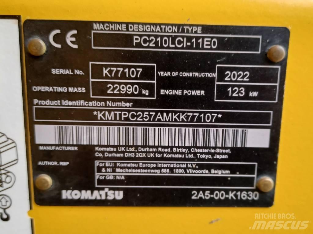 Komatsu PC210LCi-11 Crawler excavators