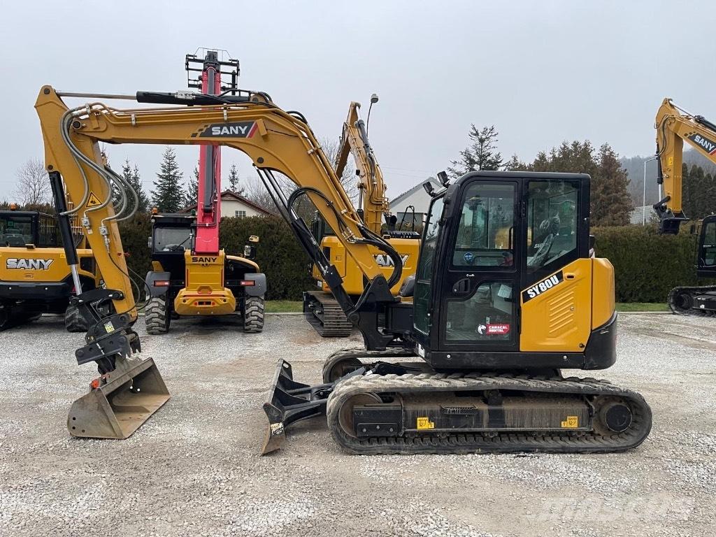 Sany SY 80 U Midi excavators  7t - 12t
