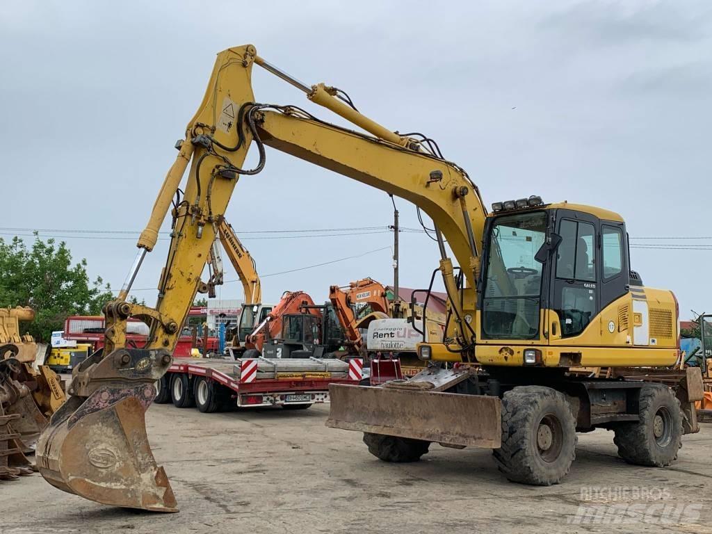 Komatsu PW 140-7 Wheeled excavators