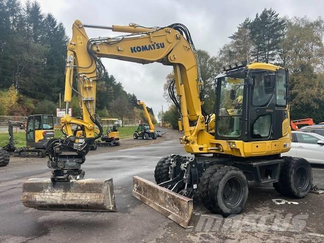 Komatsu PW 98 MR Wheeled excavators