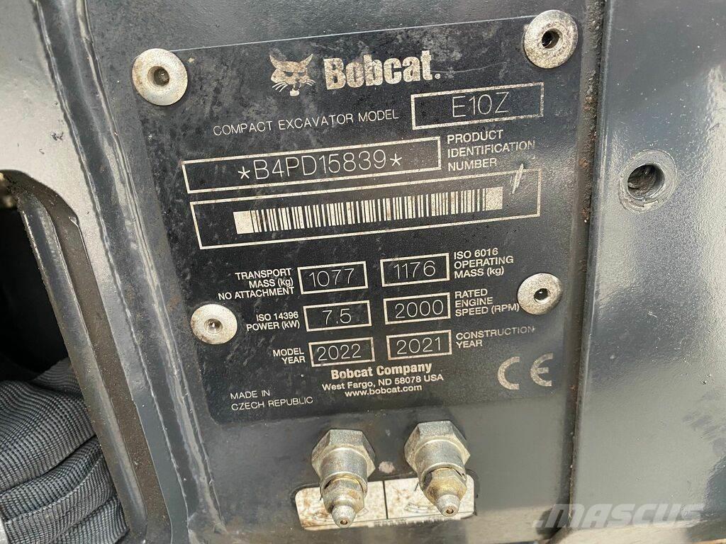 Bobcat e10z 2022 Mini excavators < 7t (Mini diggers)