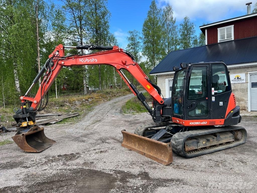 Kubota kx080-4a2 Midi excavators  7t - 12t
