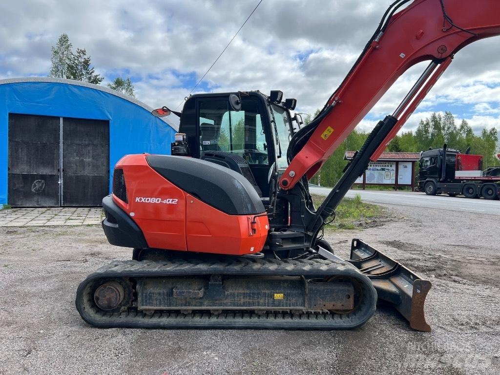 Kubota kx080-4a2 Midi excavators  7t - 12t