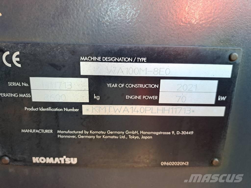 Komatsu WA 100 M-8 Wheel loaders