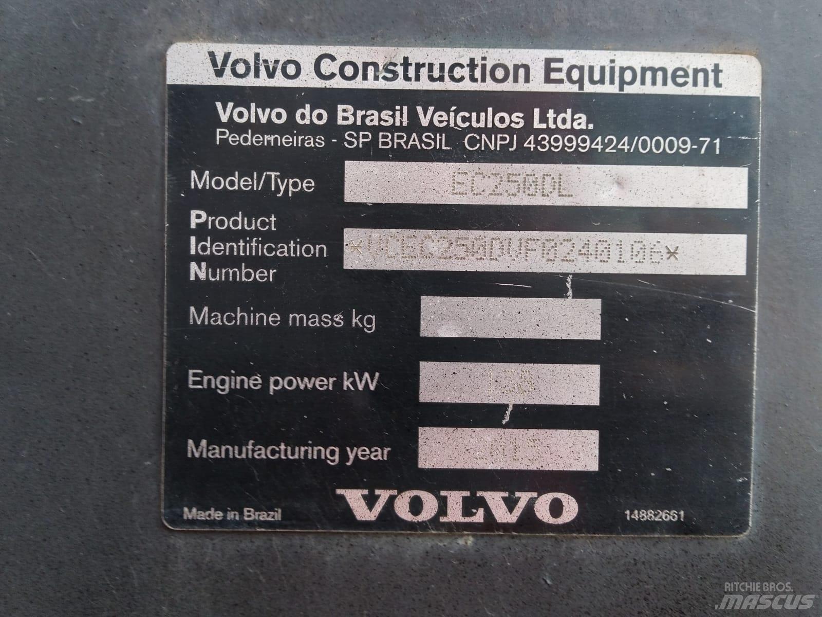 Volvo EC 250 D L Crawler excavators