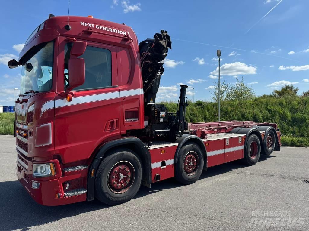 Scania R 500 CB Crane trucks