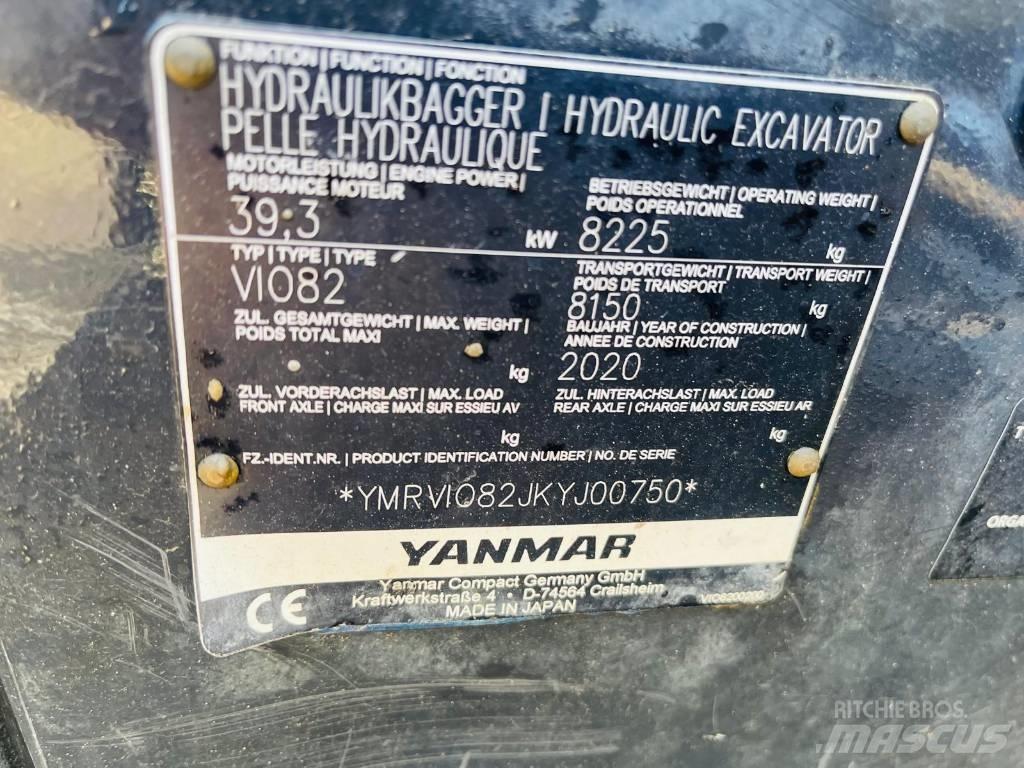 Yanmar Vio 82 Midi excavators  7t - 12t