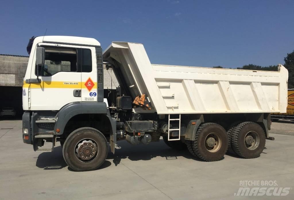 MAN TGA 33.410 Tipper trucks