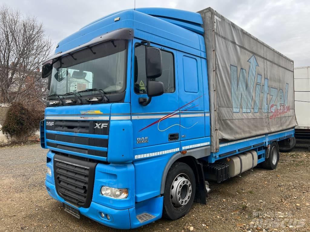 DAF XF105.410 Curtainsider trucks