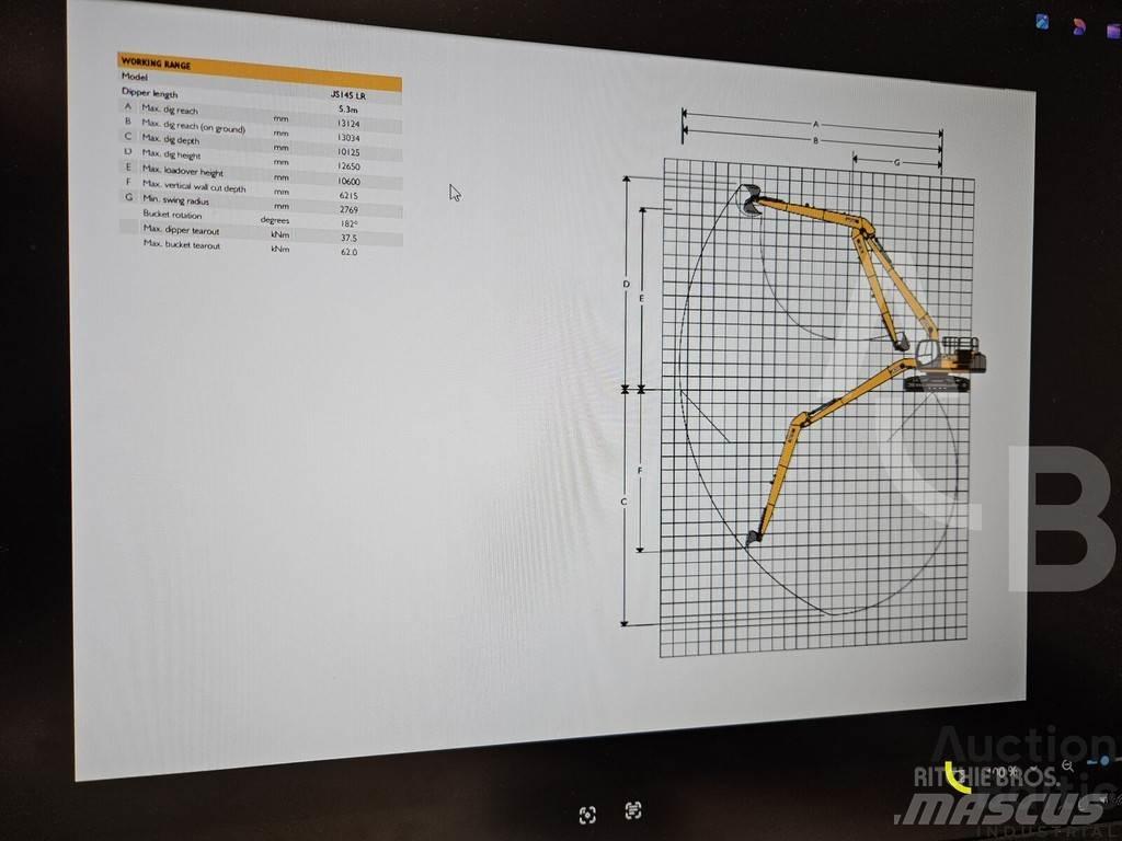 JCB JS 145 LR Crawler excavators