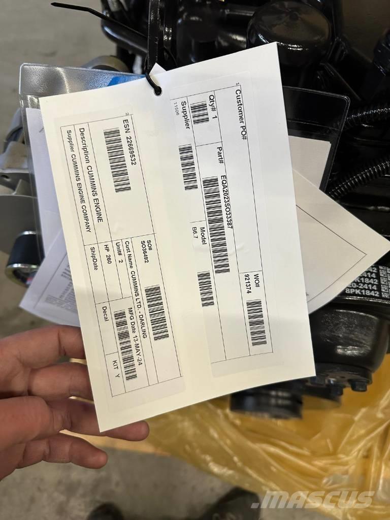 Cummins B6.7 FR95884 Agriculture - Others