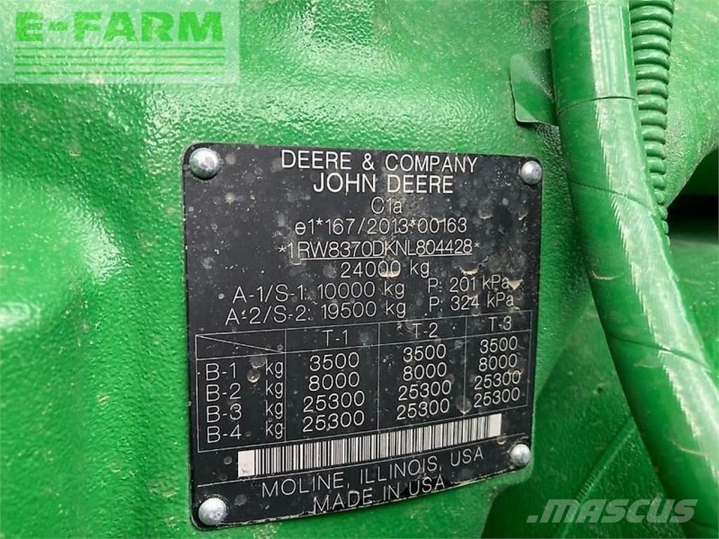 John Deere 8rx370 Tractors