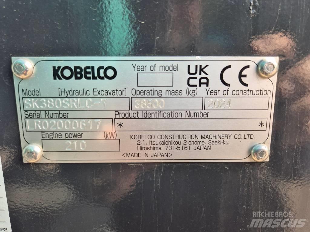 Kobelco SK380SRLC Crawler excavators