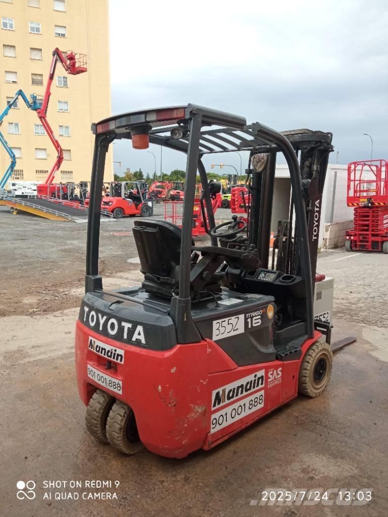 Toyota 8FBE16T Electric forklift trucks