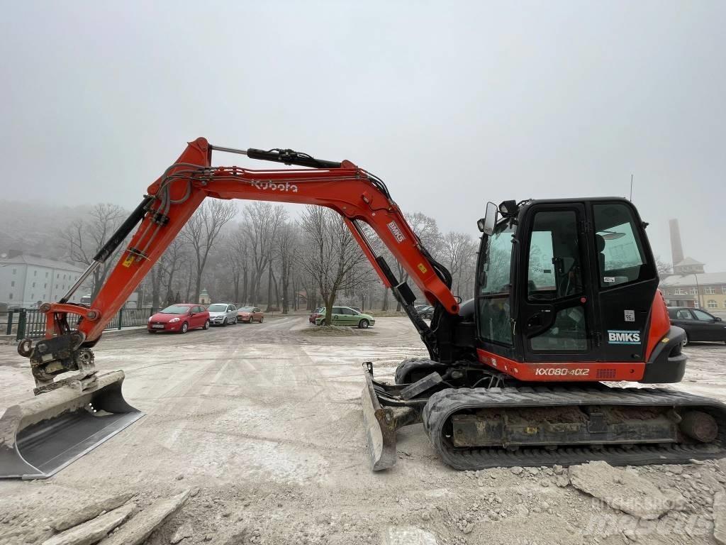 Kubota KX 080-4a2 Midi excavators  7t - 12t