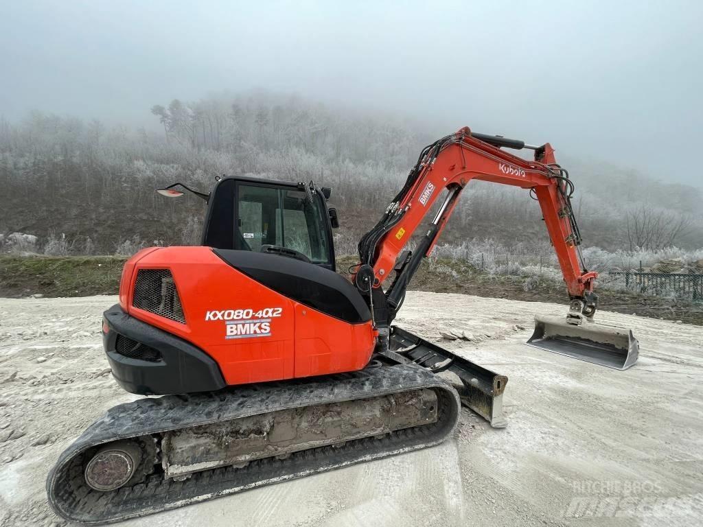 Kubota KX 080-4a2 Midi excavators  7t - 12t