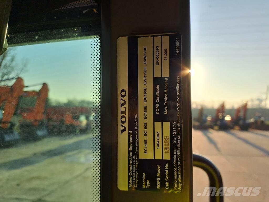 Volvo EW160E Wheeled excavators