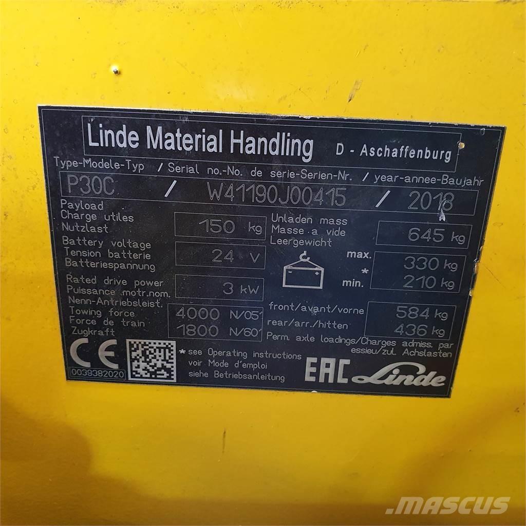 Linde P30C Towing trucks