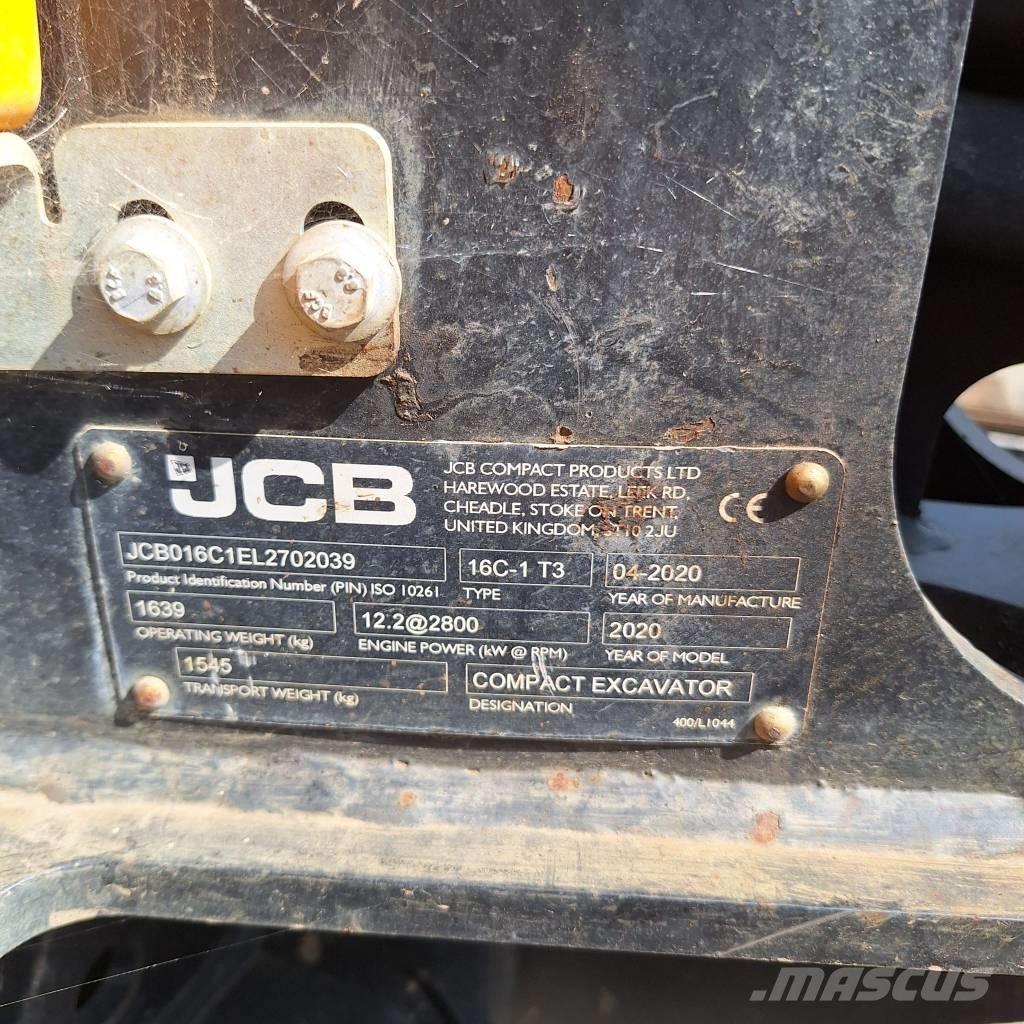 JCB 16 C-1 Mini excavators < 7t (Mini diggers)