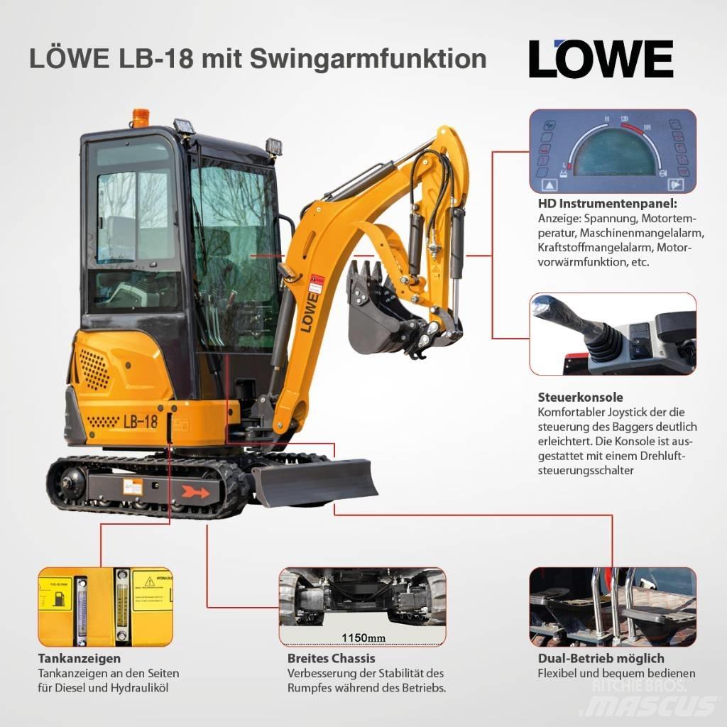  LÖWE LB-18 Mini excavators < 7t (Mini diggers)