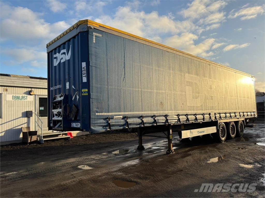 Krone 3aks Curtainsider semi-trailers