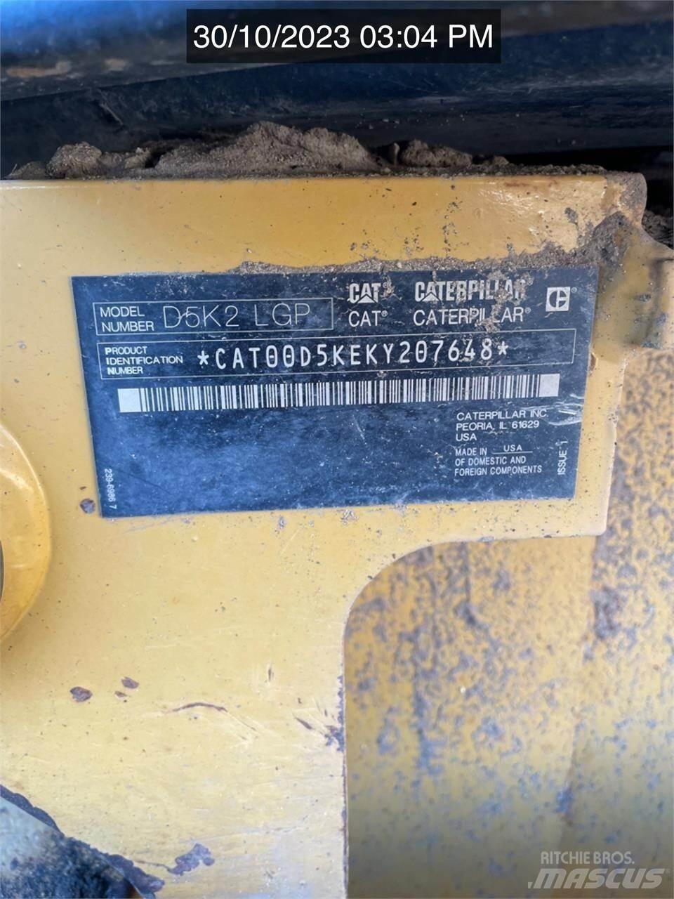 CAT D5K2 LGP Crawler dozers