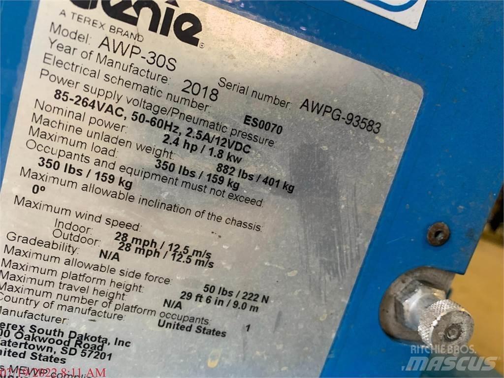 Genie AWP30S Vertical mast lifts