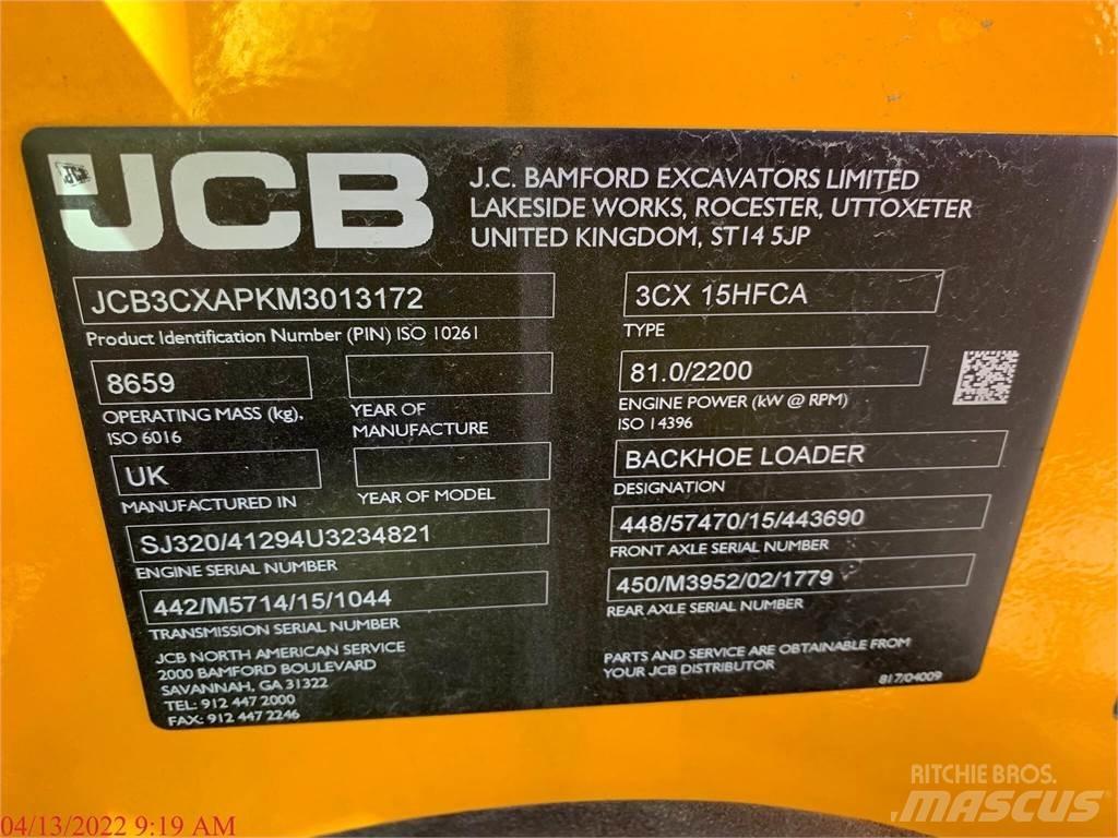 JCB 3CX15 SUPER Backhoe loaders