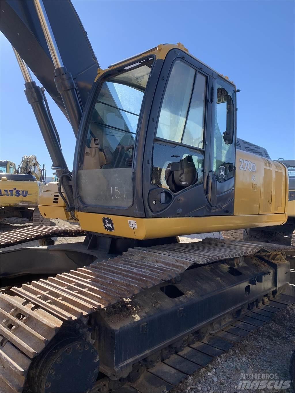 John Deere 270D LC Crawler excavators