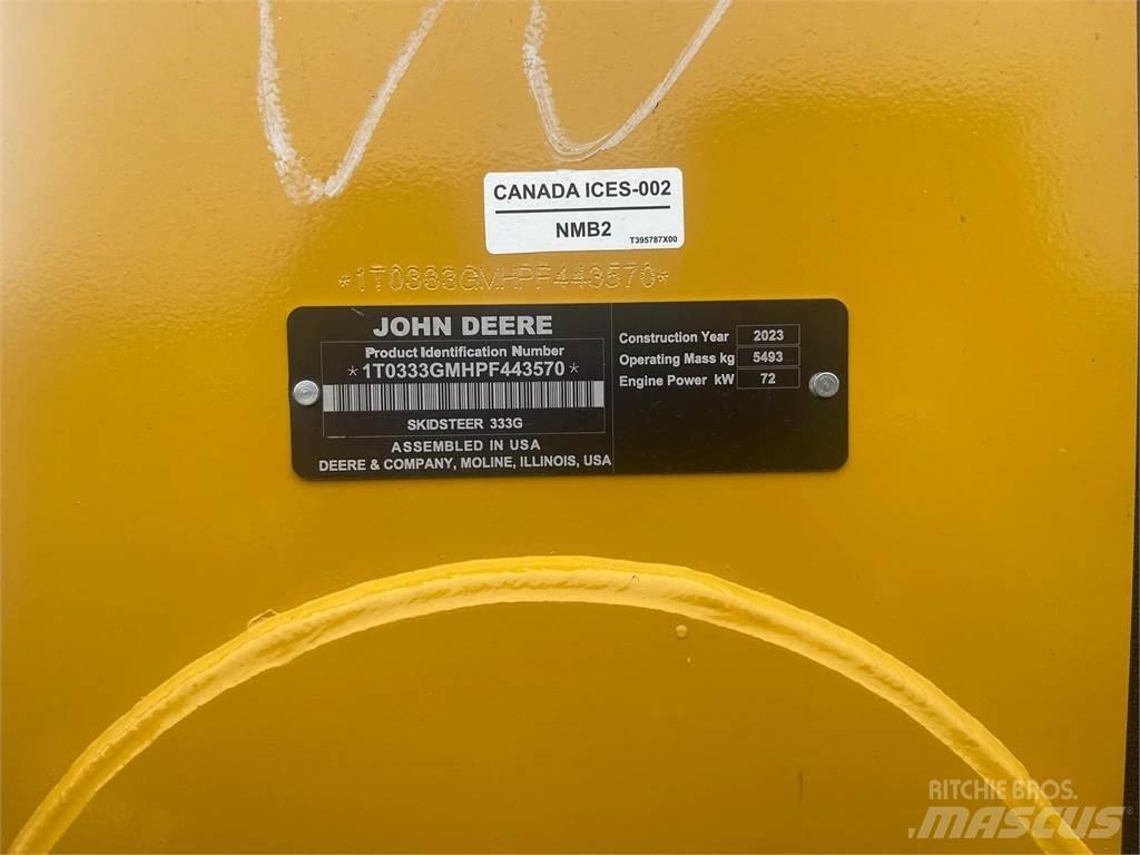 John Deere 333G Skid steer loaders