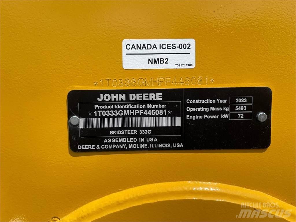 John Deere 333G Skid steer loaders